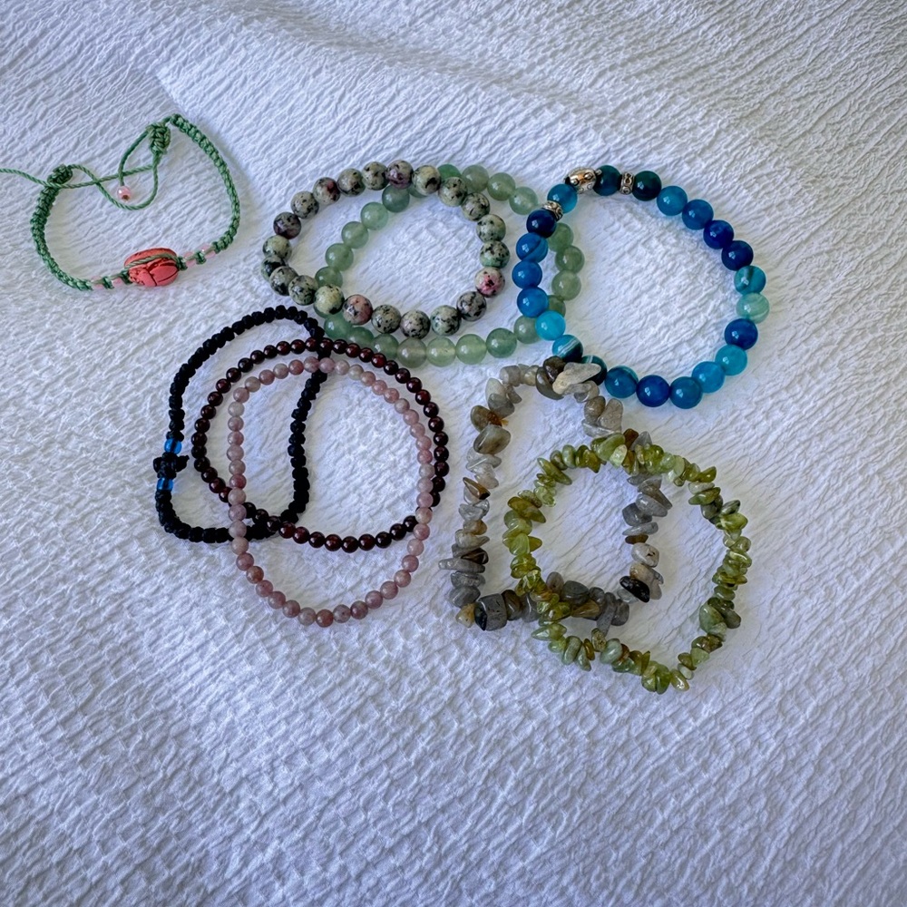 Colorful Beaded Bracelet Set